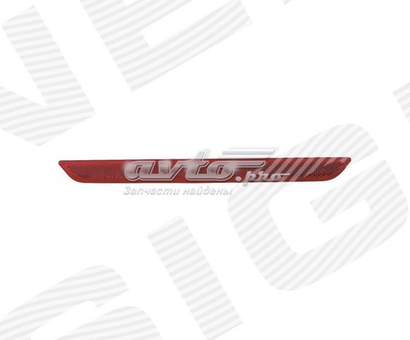 Reflector del parachoques trasero derecho ZBM1603R Signeda