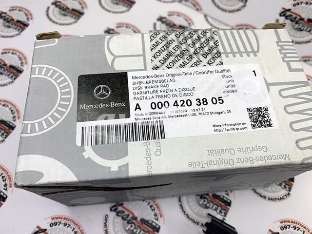 Pastillas traseras de freno Mercedes A0004203805 precio, desde 44,10 EUR