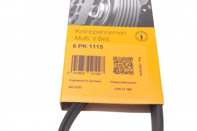 Correa de transmisión trapezoidal Continental/Siemens 6PK1115 precio, desde 27,13 EUR