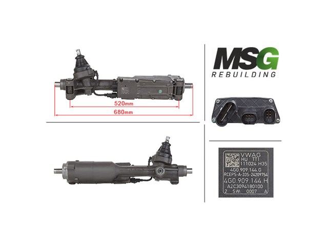 Comprar AU402NL00R MSG Rebuilding Cremallera