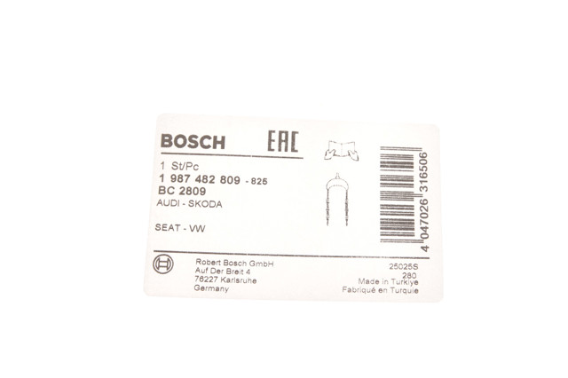 1987482809 Bosch Cable de freno de mano trasero derecho/izquierdo