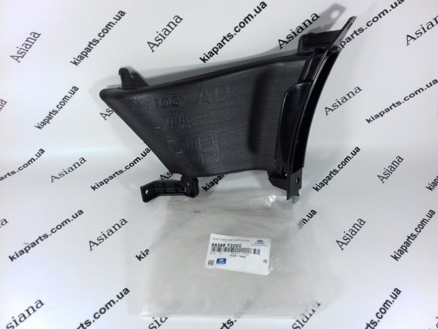 86568F2000 Hyundai/Kia Deflector derecho del parachoques delantero