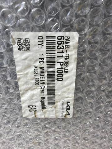 Aleta delantera izquierda Hyundai/Kia 66311P1000 precio, desde 117,20 EUR