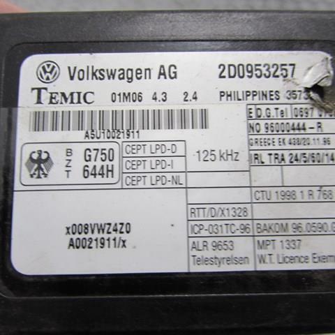 2D0953257 VAG 