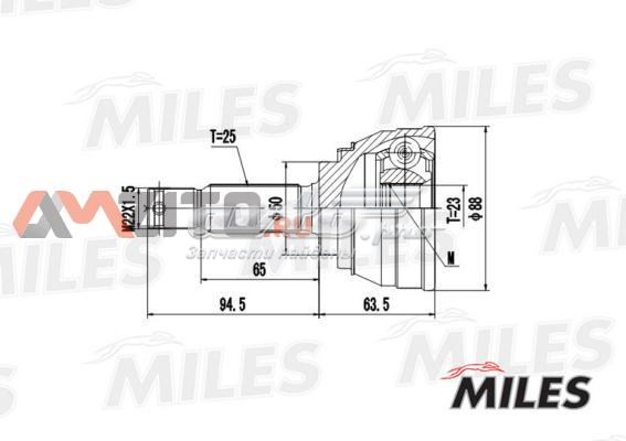 GA20281 Miles junta homocinética exterior delantera