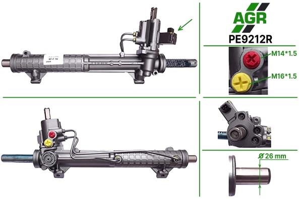 PE9212R AGR cremallera de dirección