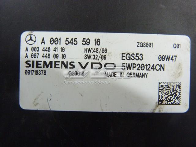 A0015455916 Mercedes modulo de control electronico (ecu)