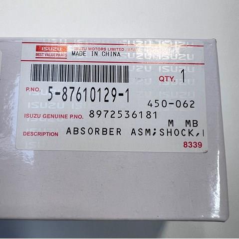 5876101291 Isuzu Amortiguador frontal