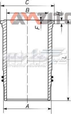 Camisa del cilindro Mahle Original 003WN3801 precio, desde 122,07 EUR