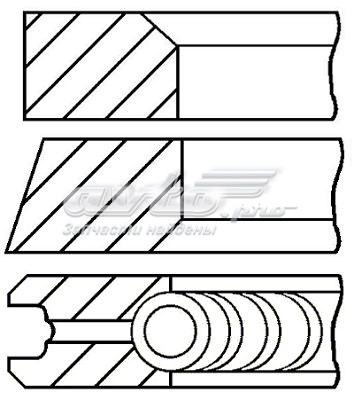 Juego de aros de pistón para 1 cilindro, sobremedida (+0,50 mm) Goetze 0812340700 precio, desde 22,60 EUR