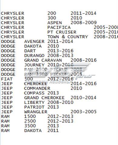 5278655AB Chrysler tapa (tapón del depósito de combustible)