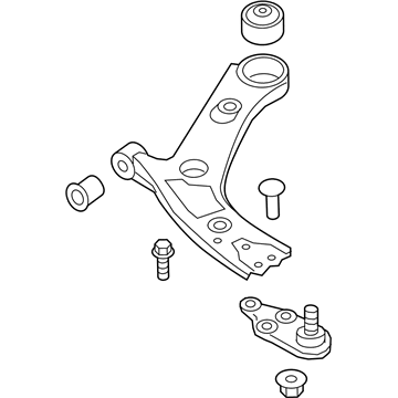 54501C6000 Hyundai/Kia barra oscilante, suspensión de ruedas delantera, inferior derecha