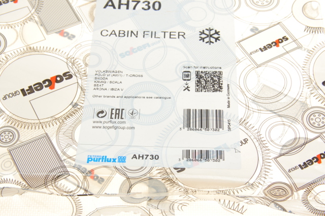 Filtro de habitáculo AH730 Purflux