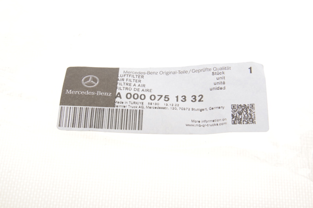 Filtro de combustible 0000751332 Mercedes