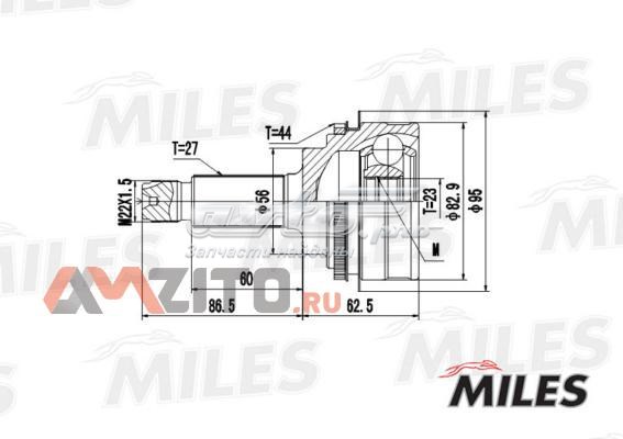 GA20415 Miles junta homocinética exterior delantera