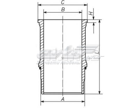 227 WN 67 01 Mahle Original camisa del cilindro