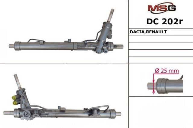 Caja de dirección MSG Rebuilding DC202R