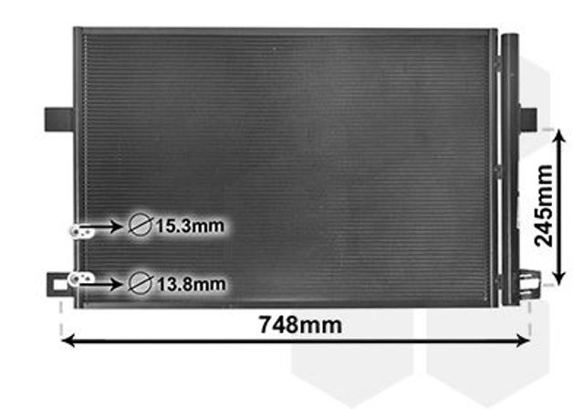 58005369 VAN Wezel condensador aire acondicionado