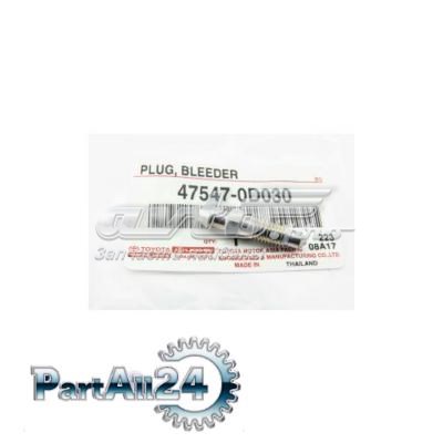 Válvula de purga de la pinza de freno delantera Toyota 475470D030 precio, desde 4,64 EUR