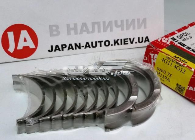 Juego de cojinetes de cigüeñal, cota de reparación +0,75 mm para Hyundai S Coupe 