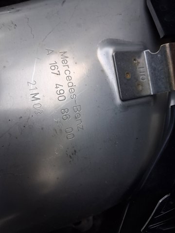 A1678853103 Mercedes Embellecedor central del parachoques trasero