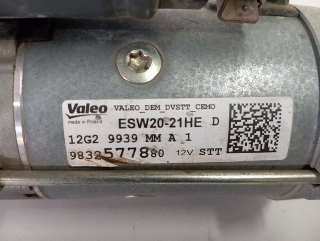 Comprar 9832577880 Opel Motores de arranque