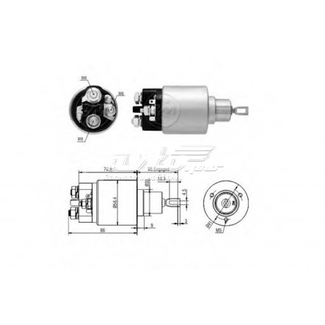 ZM5973 ZM interruptor magnético, estárter