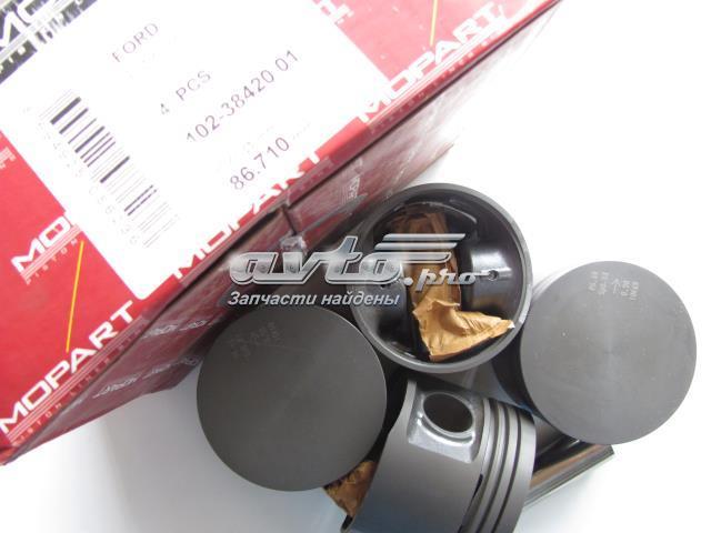 1023842001 Mopart pistón completo para 1 cilindro, cota de reparación + 0,50 mm