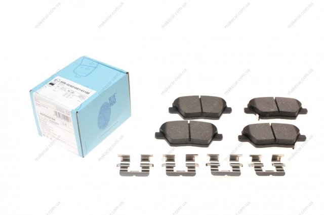 ADG042184 Blue Print pastillas de freno traseras