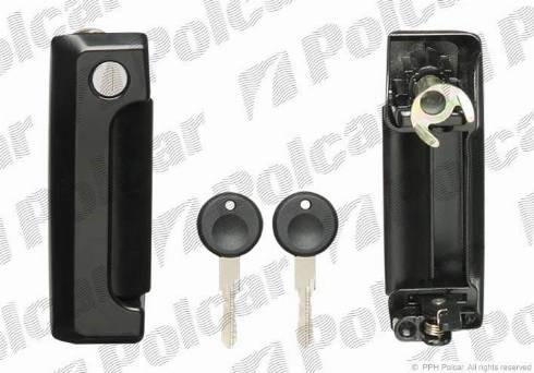 Manecilla de puerta exterior delantero derecha Polcar 9566Z47