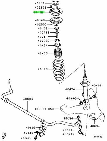 Soporte del amortiguador delantero Tenacity ASMMI1024 precio, desde 21,08 EUR
