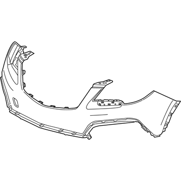 Paragolpes 95350354 General Motors