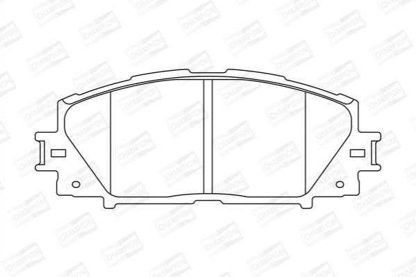 Pastillas de freno delanteras CHAMPION 572631CH