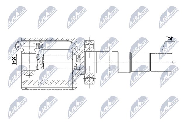 A9103303700 Mercedes Junta homocinética interna delantera derecha
