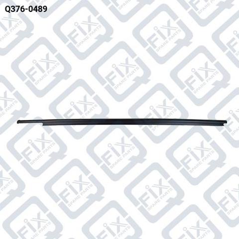 Moldura de cristal de la puerta delantera izquierda Q3760489 Q-fix