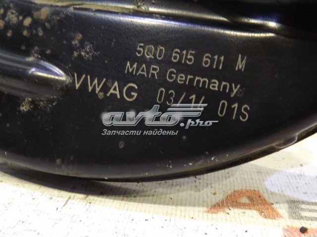 Chapa protectora contra salpicaduras, disco de freno trasero izquierdo para Volkswagen Golf (BA5, BV5)