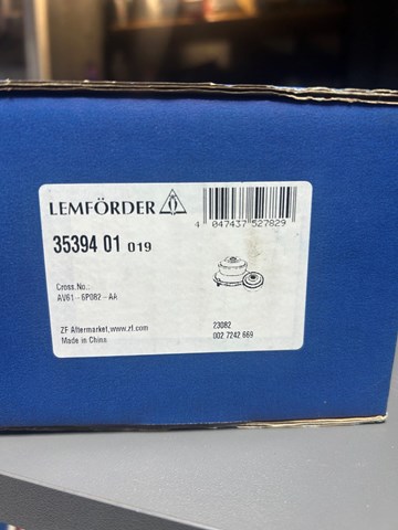 Soporte de motor trasero izquierdo 35394 Lemforder
