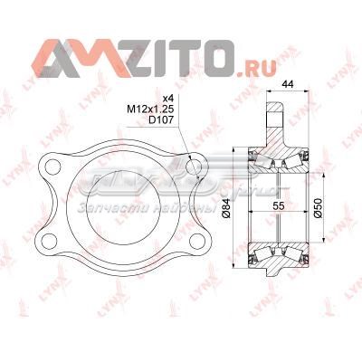 WB1032 Lynxauto cojinete de rueda trasero