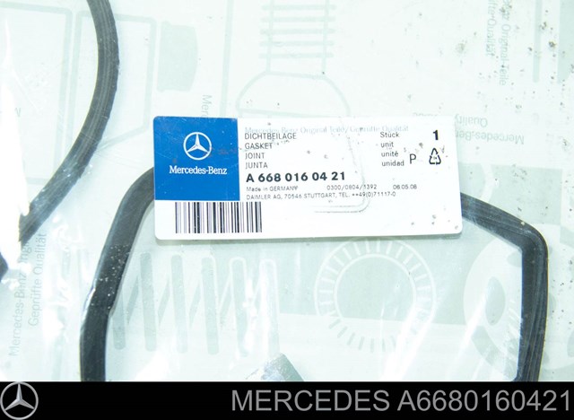 A6680160421 Mercedes junta de la tapa de válvulas del motor