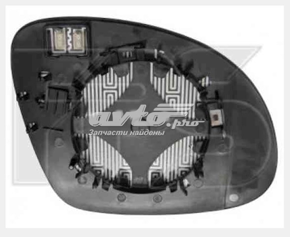 FP 7114 M11 FPS cristal de espejo retrovisor exterior izquierdo