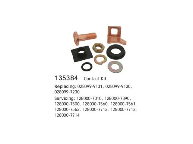 135384 Cargo Kit de reparación del solenoide de arranque