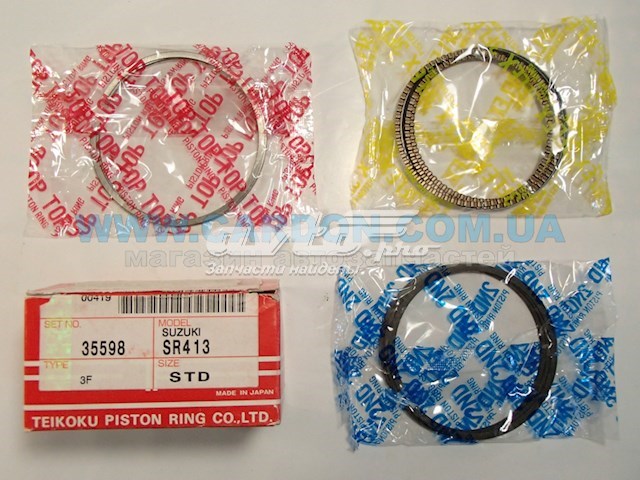 Aros de pistón para 1 cilindro, STD 35598STD TPR