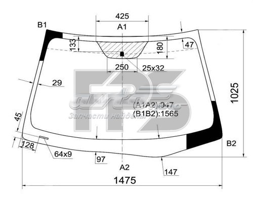 Parabrisas delantero  para Hyundai Elantra IV HD