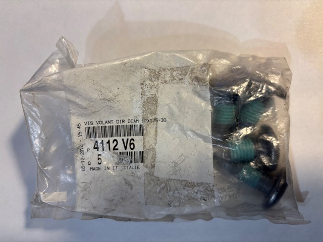 00004112V6 Peugeot/Citroen tornillo (tuerca de sujeción)