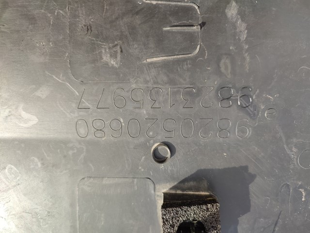 Moldura inferior de puerta trasera izquierda 9820520680 Peugeot/Citroen