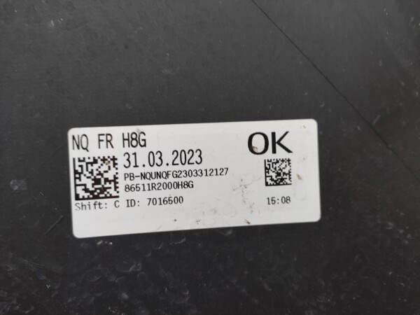 86510R2010 Hyundai/Kia Protector, paragolpes