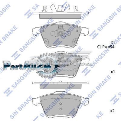 SP1768 Sangsin pastillas de freno delanteras