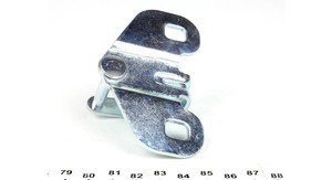 Pieza de enganche inferior izquierda del pestillo de la puerta trasera de doble hoja Rotweiss RWS1221 precio, desde 8,15 EUR