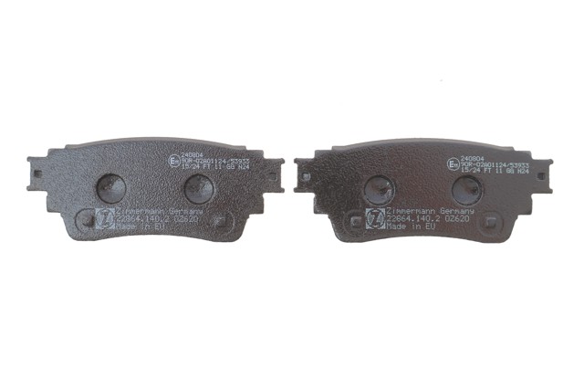 228641402 Zimmermann Pastillas freno traseras