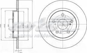 BG4200C Delphi disco de freno trasero